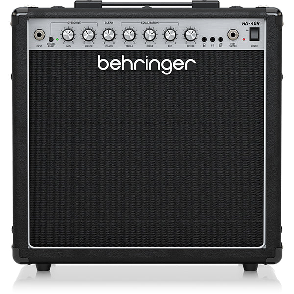 Behringer HA-40R 40 Watt Combo Amp Guitar Amplifier Speaker with VTC Tube Modeling, Reverb and 10" Bugera Speaker (HA40R HA 40R)