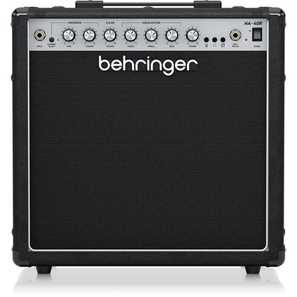 Behringer HA-40R 40 Watt Combo Amp Guitar Amplifier Speaker with VTC Tube Modeling, Reverb and 10" Bugera Speaker (HA40R HA 40R)