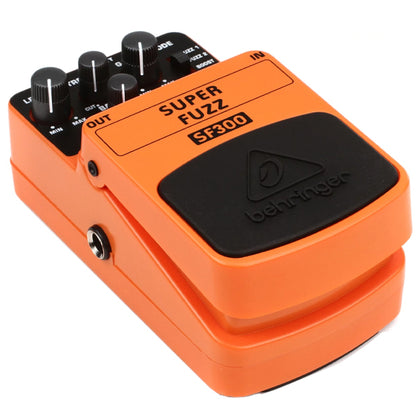 Behringer SF300 Super Fuzz Distortion Guitar Effects Pedal with Level, Fuzz, Bass, and Treble Controls (SF 300)