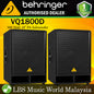 Behringer VQ1800D Professional Active 500 Watt 18" PA Subwoofer Pair (VQ 1800D VQ-1800D)