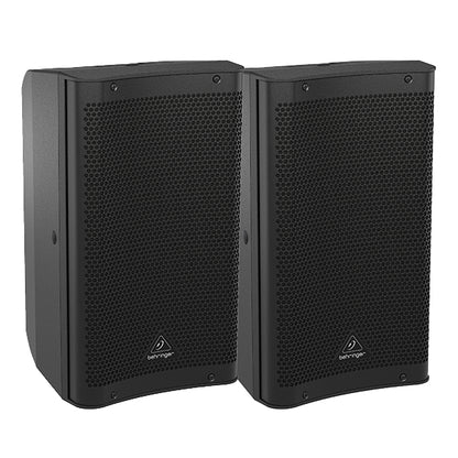 Behringer DR110DSP Active 1000 Watt 10" PA Speaker System with DSP and 2 Channel Mixer Bluetooth Pair (DR 110DSP DR-110DSP)