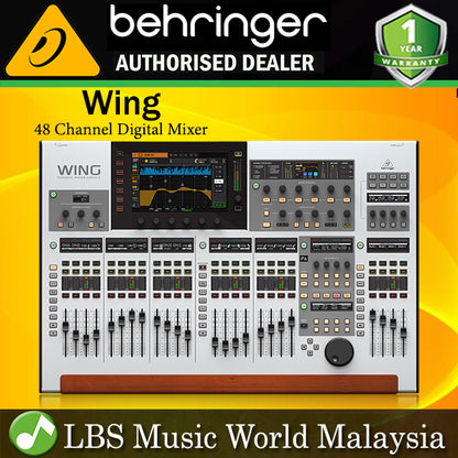 Behringer Wing 48 Channel 28 Bus Full Stereo Digital Mixing Console with 24 Fader Control Surface