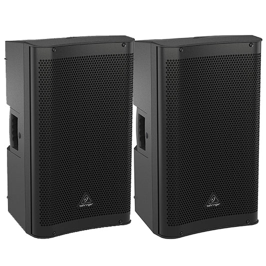 Behringer DR115DSP Active 1400 Watt 15" PA Speaker System with DSP and 2 Channel Mixer Bluetooth Pair (DR 115DSP DR-115DSP)