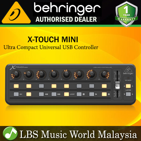 Behringer X-Touch Mini Ultra Compact Universal USB Controller (XTouch Mini)