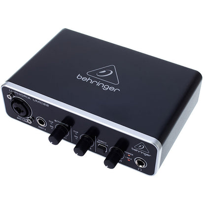 Behringer UMC22 Audiophile 2x2 USB Audio Interface with Midas Mic Preamplifier (UMC 22)