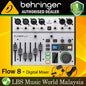 Behringer FLOW 8 Channel Digital Mixer and 10 X 2 USB Audio Interface with Bluetooth and Remote Control App