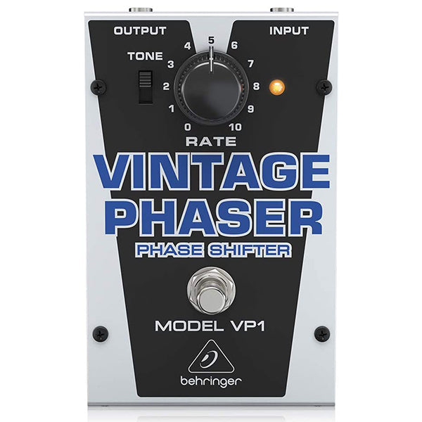 Behringer VP1 Vintage Phaser Effect Pedal for Electric Guitar