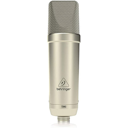 Behringer TM1 Complete Microphone Recording Package with Large diaphragm Condenser Mic, Mount Shock and Pop Filter (TM-1)