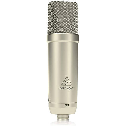 Behringer TM1 Complete Microphone Recording Package with Large diaphragm Condenser Mic, Mount Shock and Pop Filter (TM-1)