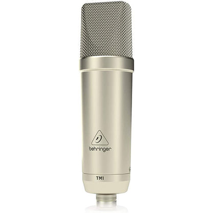 Behringer TM1 Complete Microphone Recording Package with Large diaphragm Condenser Mic, Mount Shock and Pop Filter (TM-1)