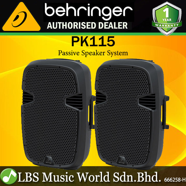 Behringer PK115 800 Watt 15 Inch Passive Speaker (PK 115 PK-115)