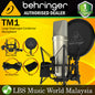 Behringer TM1 Complete Microphone Recording Package with Large diaphragm Condenser Mic, Mount Shock and Pop Filter (TM-1)