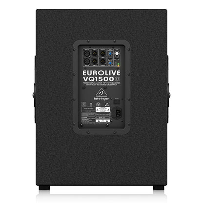 Behringer VQ1500D Professional Active 500 Watt 15" PA Subwoofer (VQ 1500D VQ-1500D)