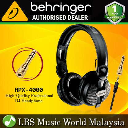 Behringer HPX-4000 Close Type DJ Closed Circumaural Headphone (HPX4000 HPX 4000)
