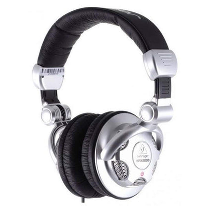 Behringer HPX-2000 DJ Close Circumaural Headphones with Collapsible Design (HPX2000 HPX 2000)