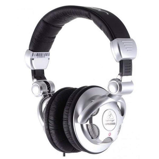 Behringer HPX-2000 DJ Close Circumaural Headphones with Collapsible Design (HPX2000 HPX 2000)
