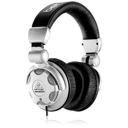 Behringer HPX-2000 DJ Close Circumaural Headphones with Collapsible Design (HPX2000 HPX 2000)