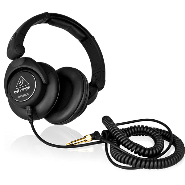 Behringer HPX-6000 Professional DJ Closed Circumaural Headphones (HPX6000 HPX 6000)