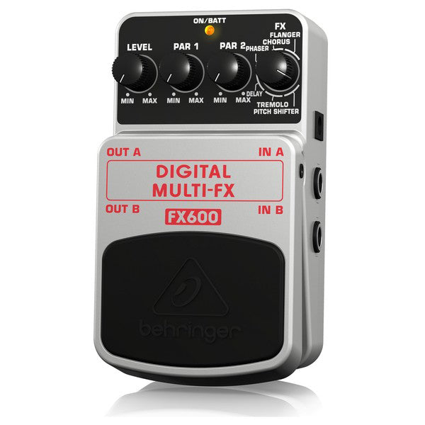 Behringer FX-600 Digital Stereo Multi Effect Effects Pedal For Bass Guitar Keyboard (FX600 FX 600)