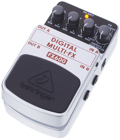 Behringer FX-600 Digital Stereo Multi Effect Effects Pedal For Bass Guitar Keyboard (FX600 FX 600)