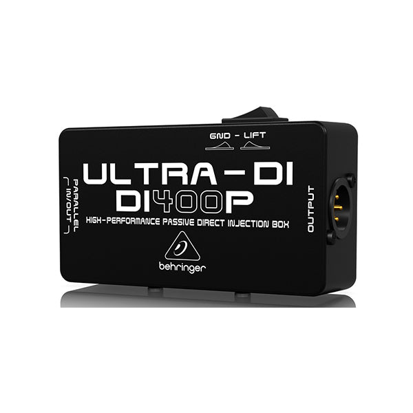 Behringer DI-400P High Performance Passive Instrument Direct Box (DI400P DI 400P)