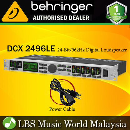 Behringer DCX-2496LE Ultra High Precision Digital 24 Bit 96 kHz Loudspeaker Management System (DCX2496LE DCX 2496LE)