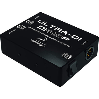 Behringer Ultra-DI DI-600P High Performance 1 Channel Passive Instrument Direct Box (DI600P DI600-P DI 600P)