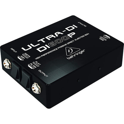Behringer Ultra-DI DI-600P High Performance 1 Channel Passive Instrument Direct Box (DI600P DI600-P DI 600P)
