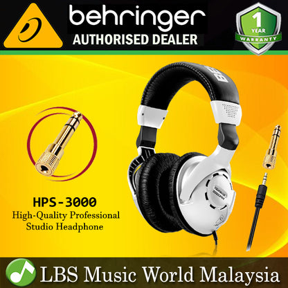 Behringer HPS-3000 Studio Closed Back Headphones Cobalt Capsule (HPS3000 HPS 3000)