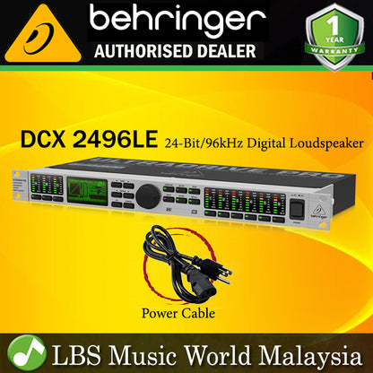 Behringer DCX-2496 Professional Ultra High Precision Digital 24 Bit 96 kHz Loudspeaker Management System (DCX2496 DCX 2496)