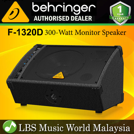 Behringer F-1320D 300W 2 Way Monitor Speaker System with 12" Woofer (F1320D F1320-D F 1320D)