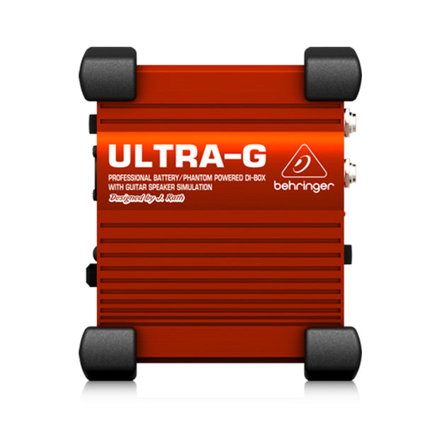 Behringer GI-100 Profesional Battery Phantom Powered DI Box with Guitar Speaker Emultion Direct Box (GI100 GI 100)