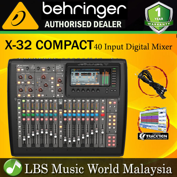 Behringer X-32 Compact Digital Mixer with 40 Input  Preamp (X32 X 32 X32COMPACT X 32COMPACT)