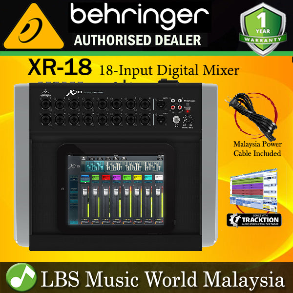 Behringer X-18 Digital Mixer With 18 Channel Preamp and Audio Interface (X18 X 18)