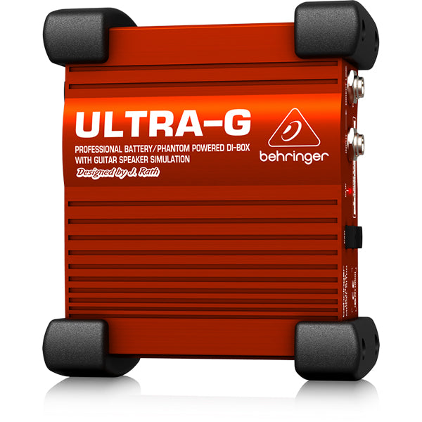 Behringer GI-100 Profesional Battery Phantom Powered DI Box with Guitar Speaker Emultion Direct Box (GI100 GI 100)