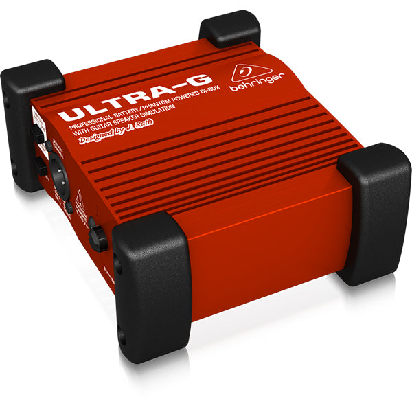 Behringer GI-100 Profesional Battery Phantom Powered DI Box with Guitar Speaker Emultion Direct Box (GI100 GI 100)