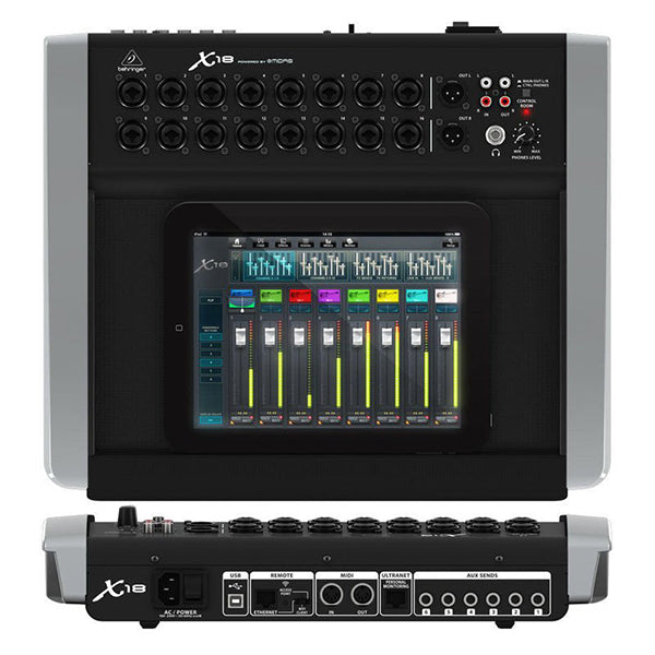 Behringer X-18 Digital Mixer With 18 Channel Preamp and Audio Interface (X18 X 18)
