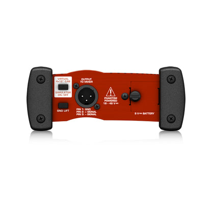 Behringer GI-100 Profesional Battery Phantom Powered DI Box with Guitar Speaker Emultion Direct Box (GI100 GI 100)