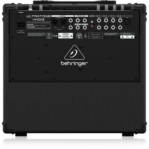 Behringer KXD-12 600W Ultratone 4 Channel Keyboard Amplifier Amp (KXD12 KXD 12)