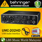 Behringer UMC-202HD 2 X 2 USB Audio Interface with MIDAS Mic Preamps (UMC202HD UMC 202HD)