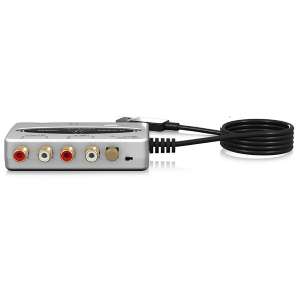 Behringer UFO-202 High-quality USB Audio Interface with Built-in Phono Preamp and Massive Software Package(UFO202 UFO 202)