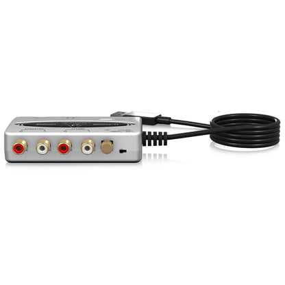 Behringer UFO-202 High-quality USB Audio Interface with Built-in Phono Preamp and Massive Software Package(UFO202 UFO 202)