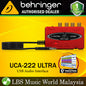 Behringer UCA-222 Ultra Low Latency 2 In 2 Out USB Audio Interface (UCA222 UCA 222)