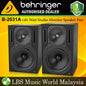 Behringer B-2031A 140W 2 Way 8 3/4" Woofer & 1" Dome Tweeter Powered Studio Monitor Speaker Spk Pair (B2031A B 2031A)