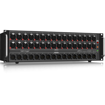 Behringer S-32 Digital Snake I/O Box with 32 Mic Inputs 16 Outputs AES50 and KLARK TEKNIK SuperMAC (S32 S 32)