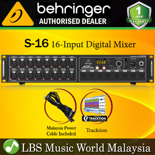 Behringer S-16 Digital Snake I/O Box with 16 Mic Inputs 8 Outputs AES50 and KLARK TEKNIK SuperMAC (S16 S 16)