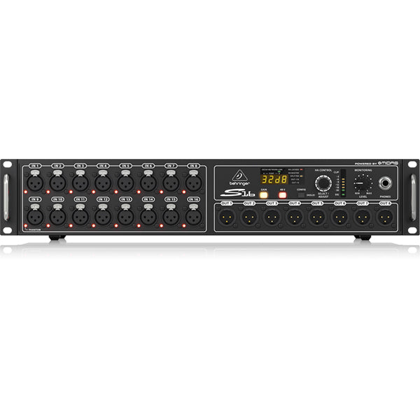 Behringer S-16 Digital Snake I/O Box with 16 Mic Inputs 8 Outputs AES50 and KLARK TEKNIK SuperMAC (S16 S 16)