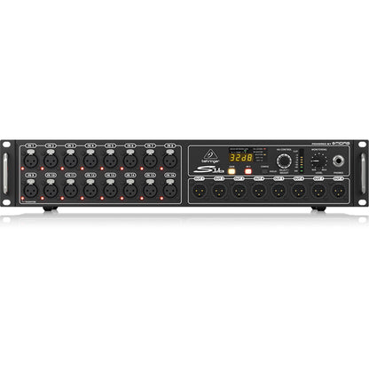 Behringer S-16 Digital Snake I/O Box with 16 Mic Inputs 8 Outputs AES50 and KLARK TEKNIK SuperMAC (S16 S 16)