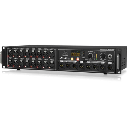 Behringer S-16 Digital Snake I/O Box with 16 Mic Inputs 8 Outputs AES50 and KLARK TEKNIK SuperMAC (S16 S 16)