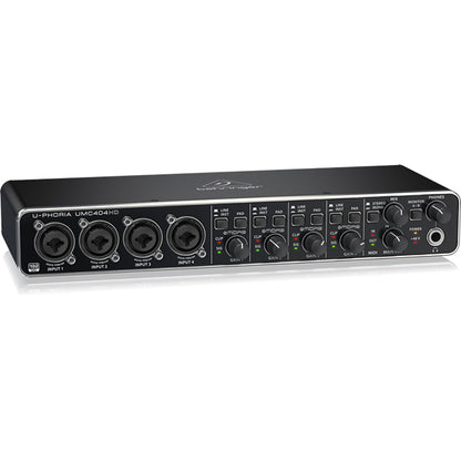 Behringer UMC-404HD 4 X 4 USB Audio MIDI interface with MIDAS Mic Preamp (UMC404HD UMC404)